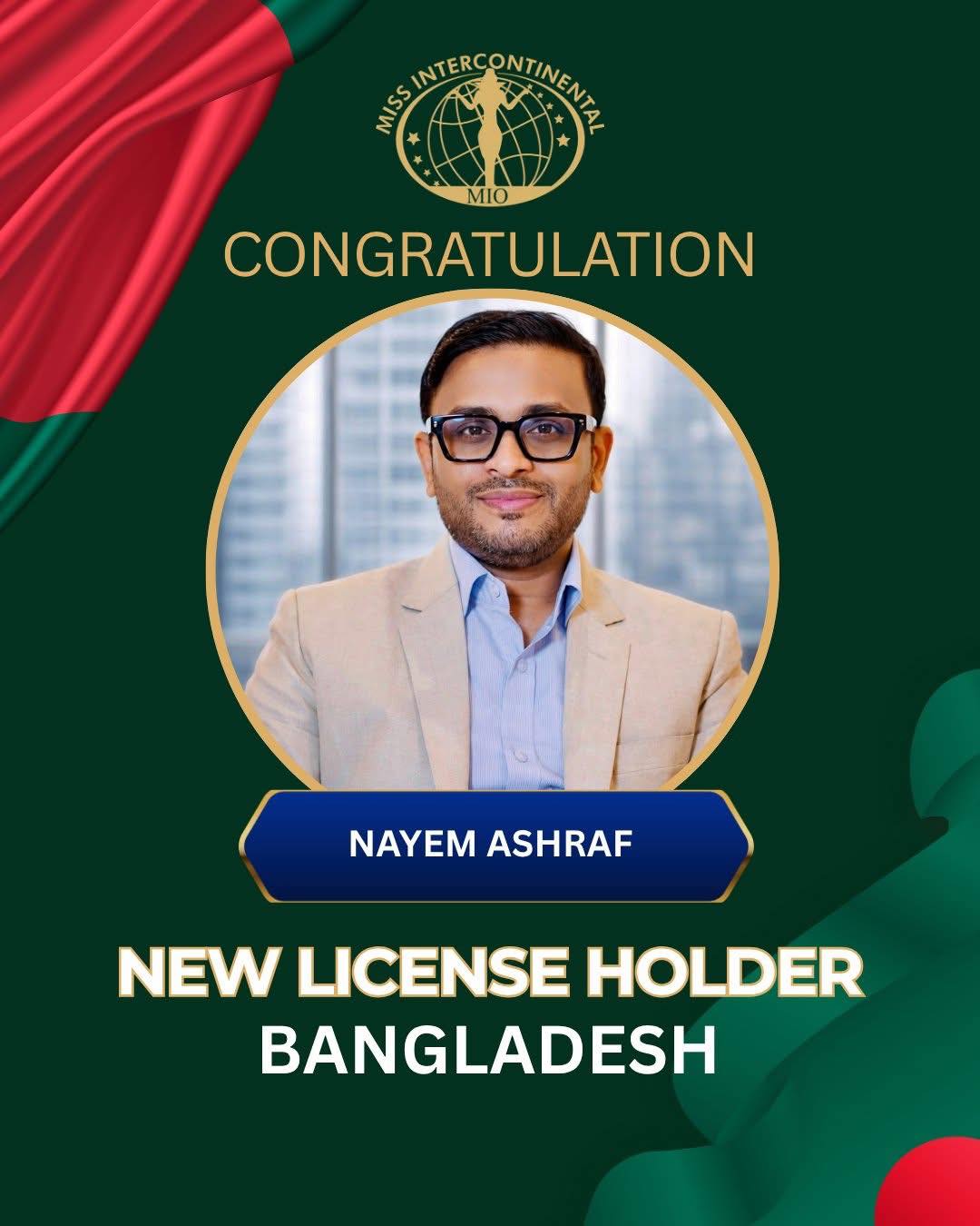 Welcome Miss Intercontinental Bangladesh